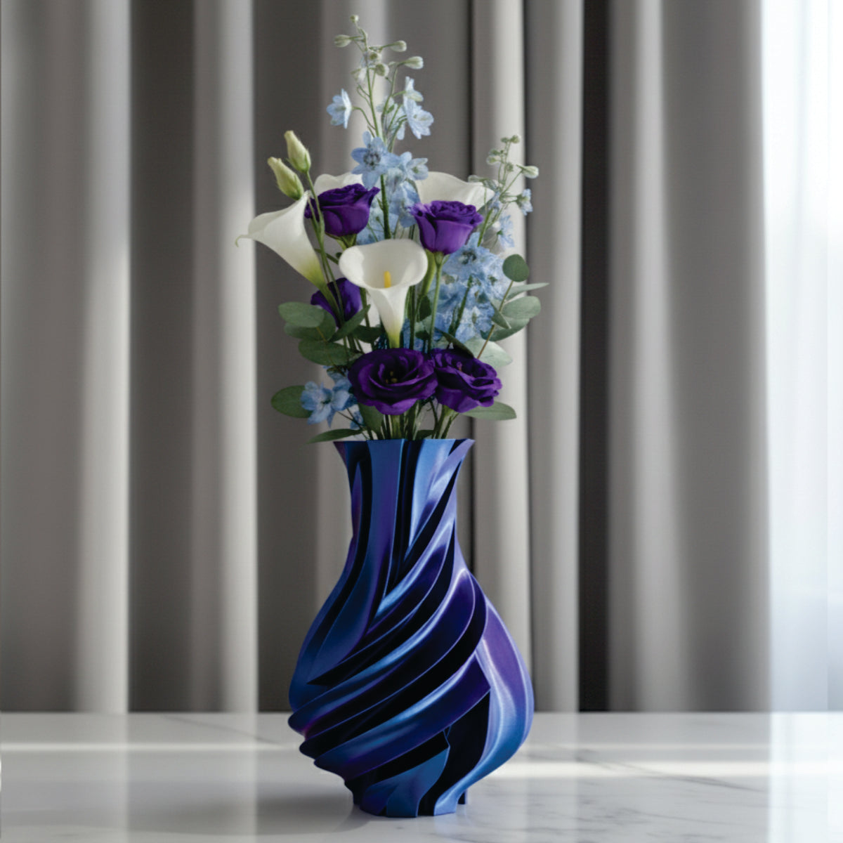 Aurelius Spiral Luxe Vase