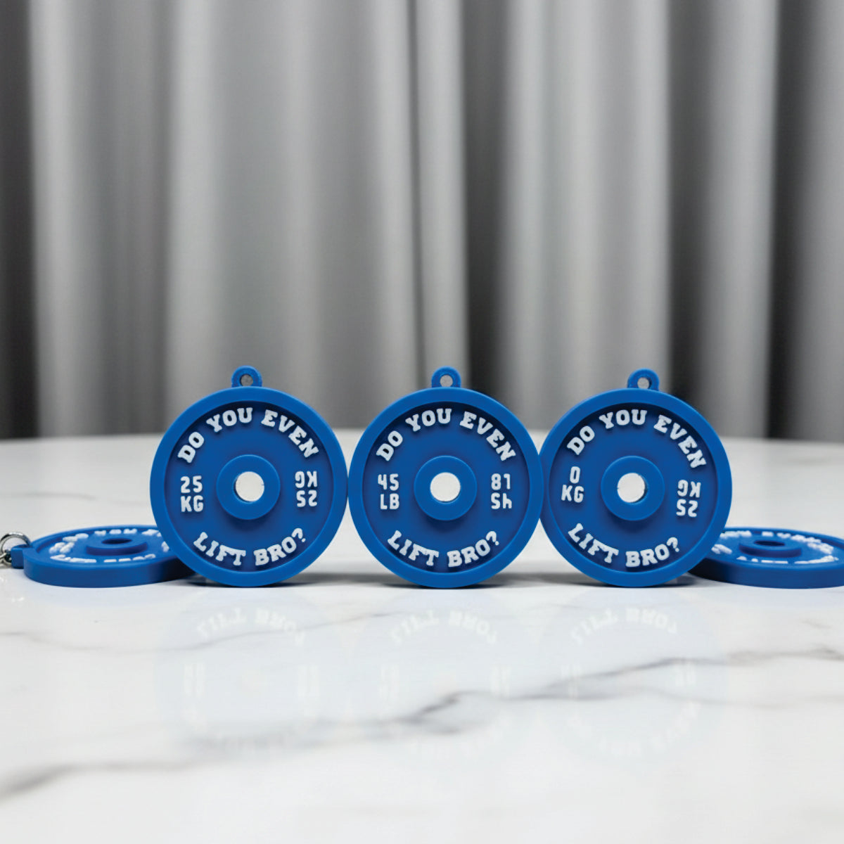 Custom LiftBro Weight Keychains