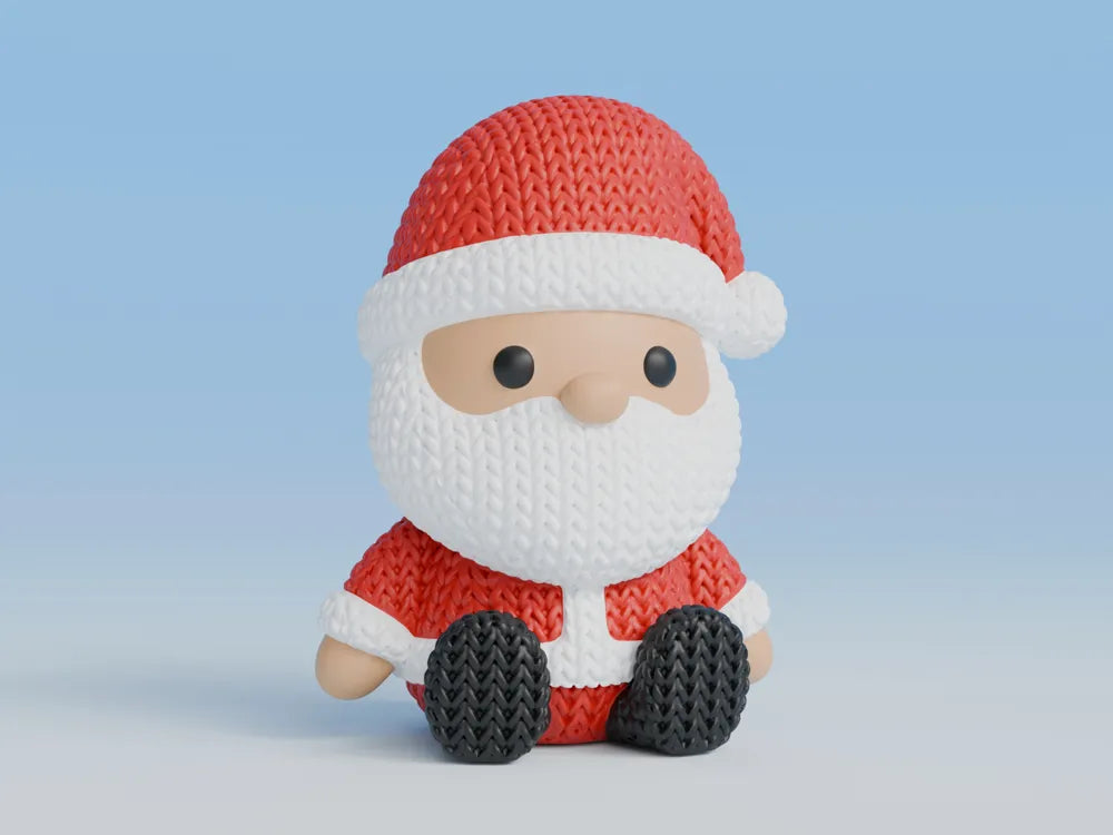 Knitted-Style Mini Figurine