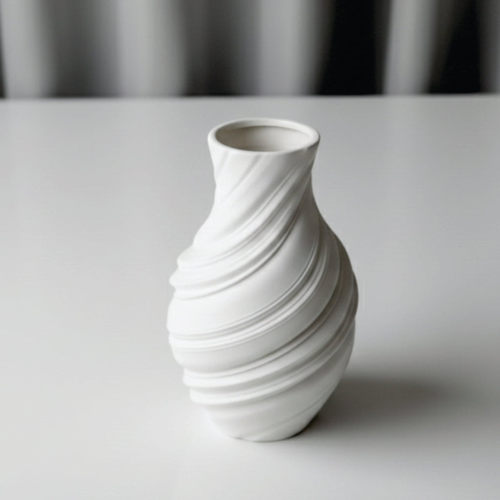 Twirlora Sculpted Spiral Vase - Desiyn Labs