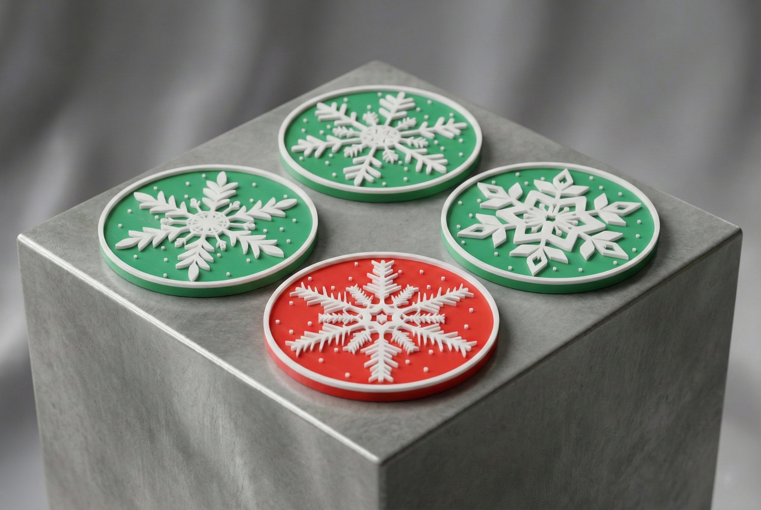 Snowflake Coaster Set