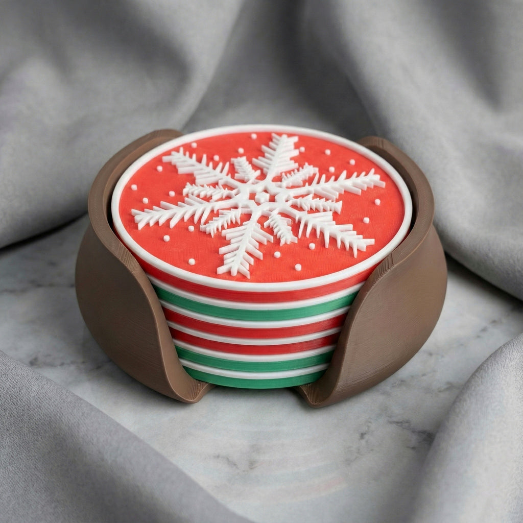 Snowflake Coaster Set - Desiyn Labs