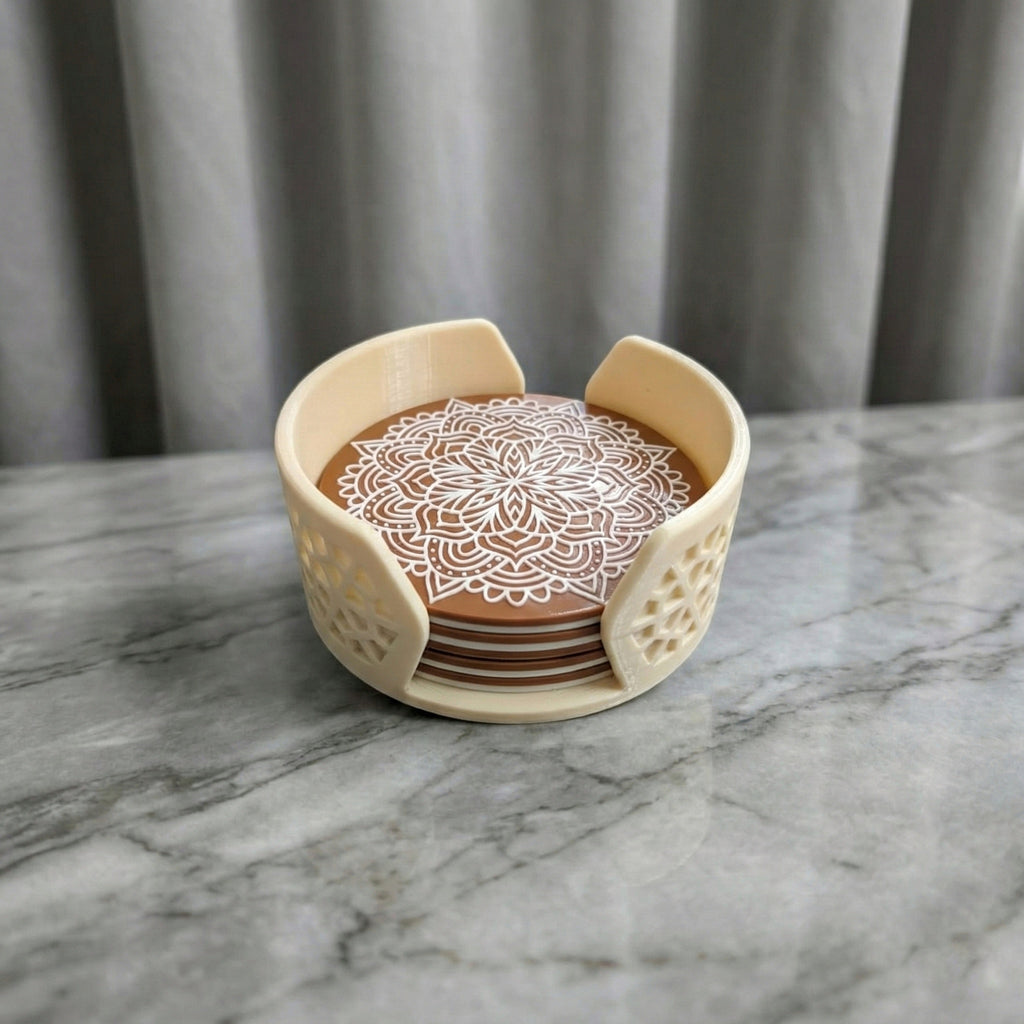 Mandala Tradition Coaster Set - Desiyn Labs