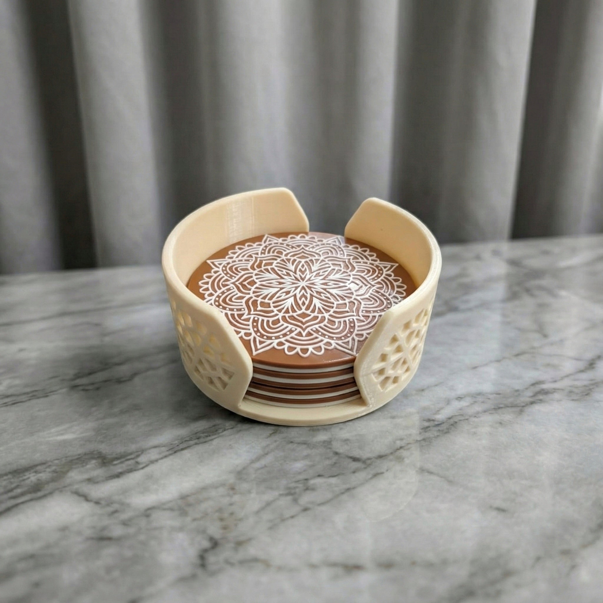 Mandala Tradition Coaster Set - Desiyn Labs