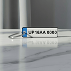 Custom Number Plate Keychain - Desiyn Labs