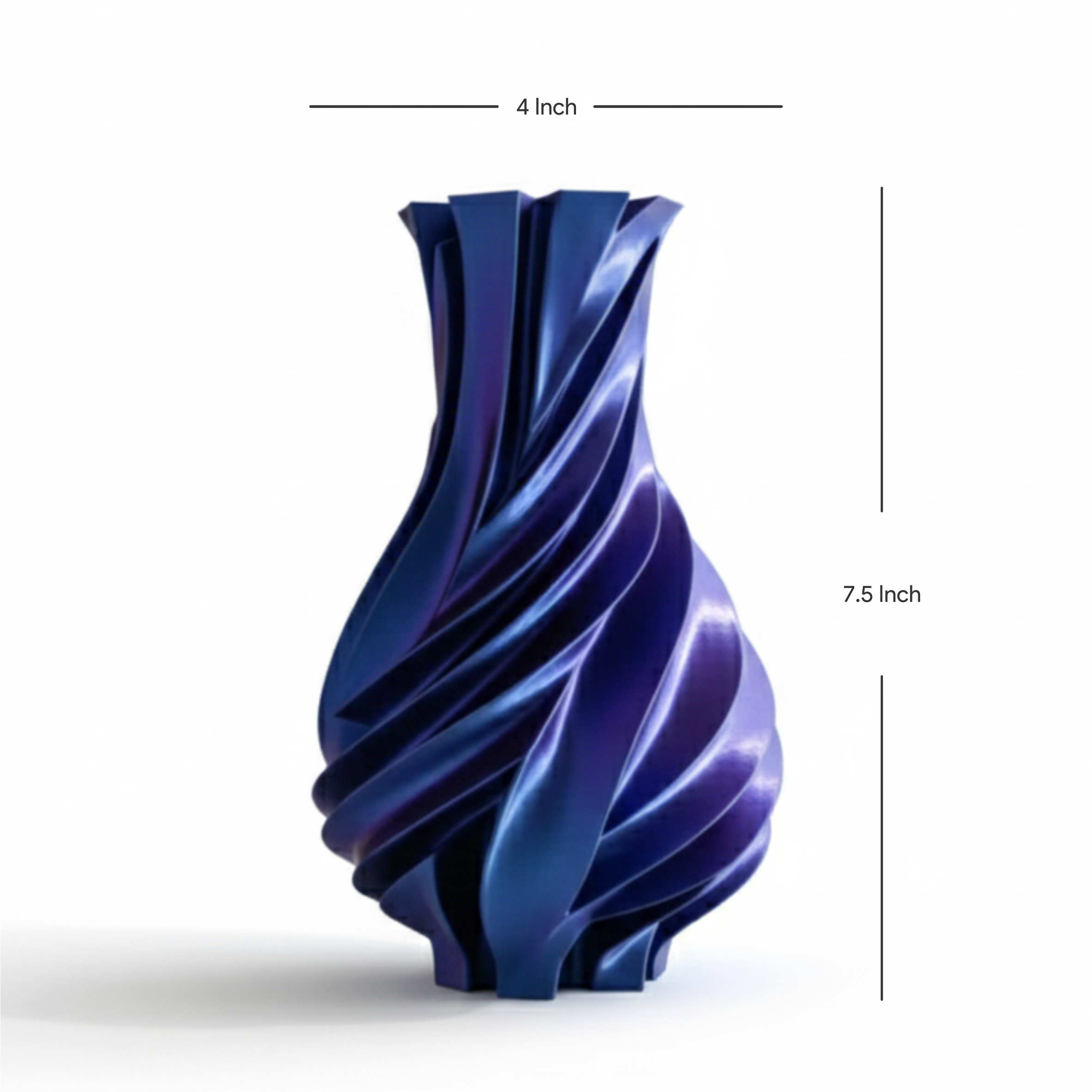 Aurelius Spiral Luxe Vase