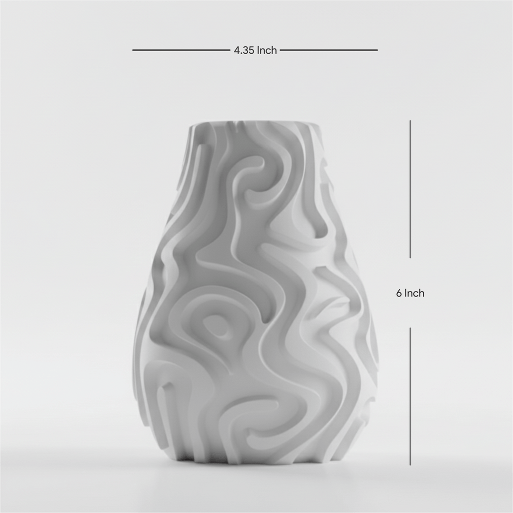 Swingora Textured Flow Vase - Desiyn Labs