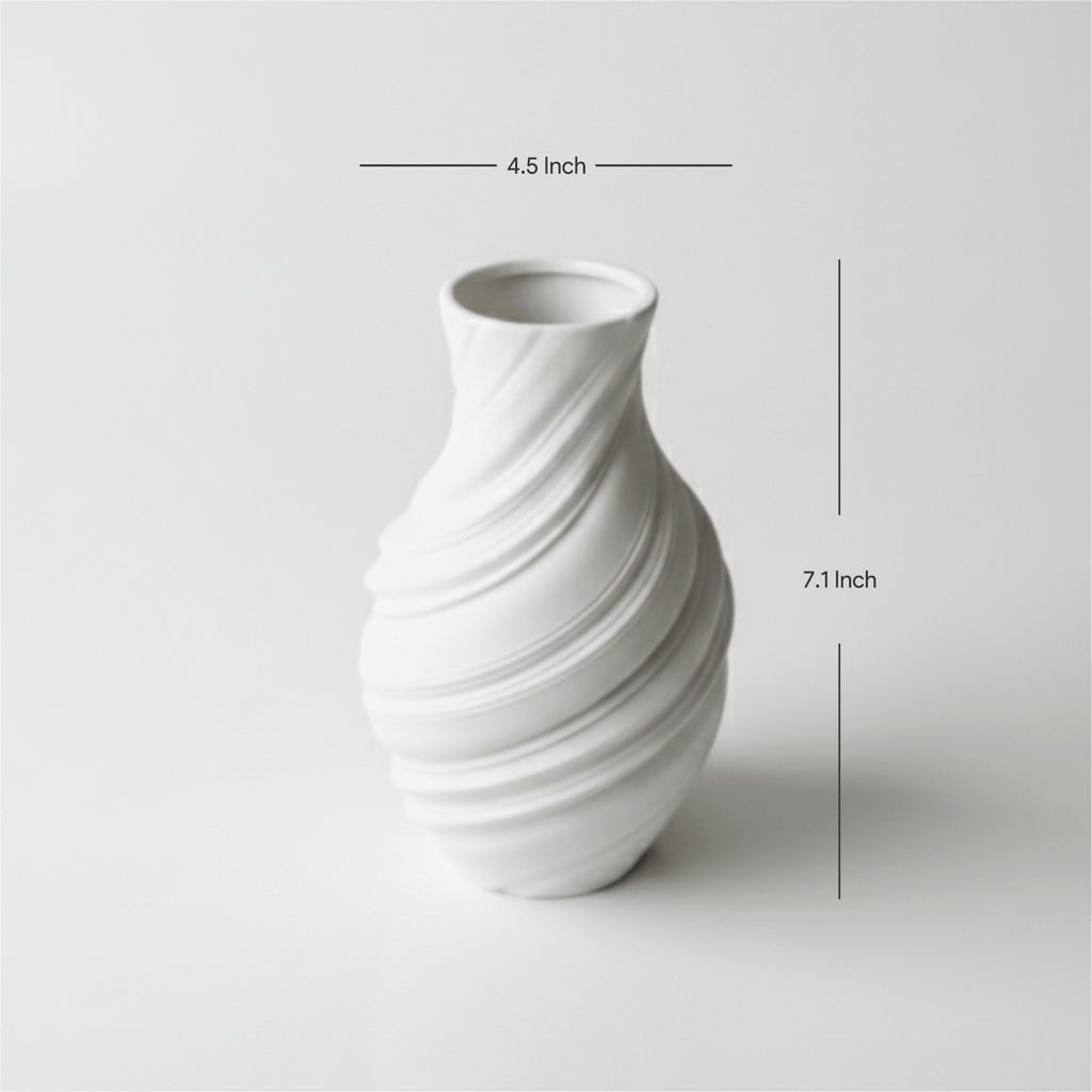 Twirlora Sculpted Spiral Vase - Desiyn Labs