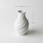 Twirlora Sculpted Spiral Vase - Desiyn Labs