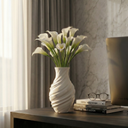 Twirlora Sculpted Spiral Vase - Desiyn Labs