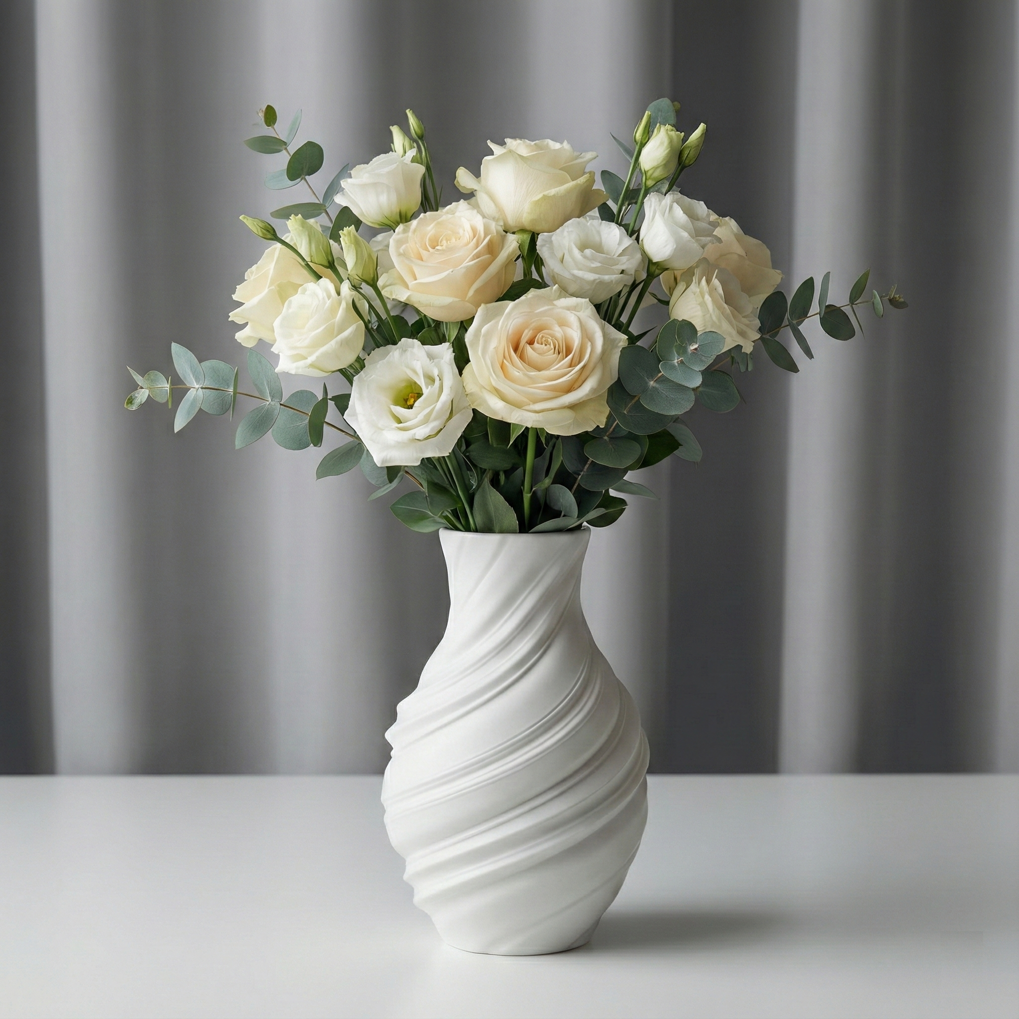 Twirlora Sculpted Spiral Vase